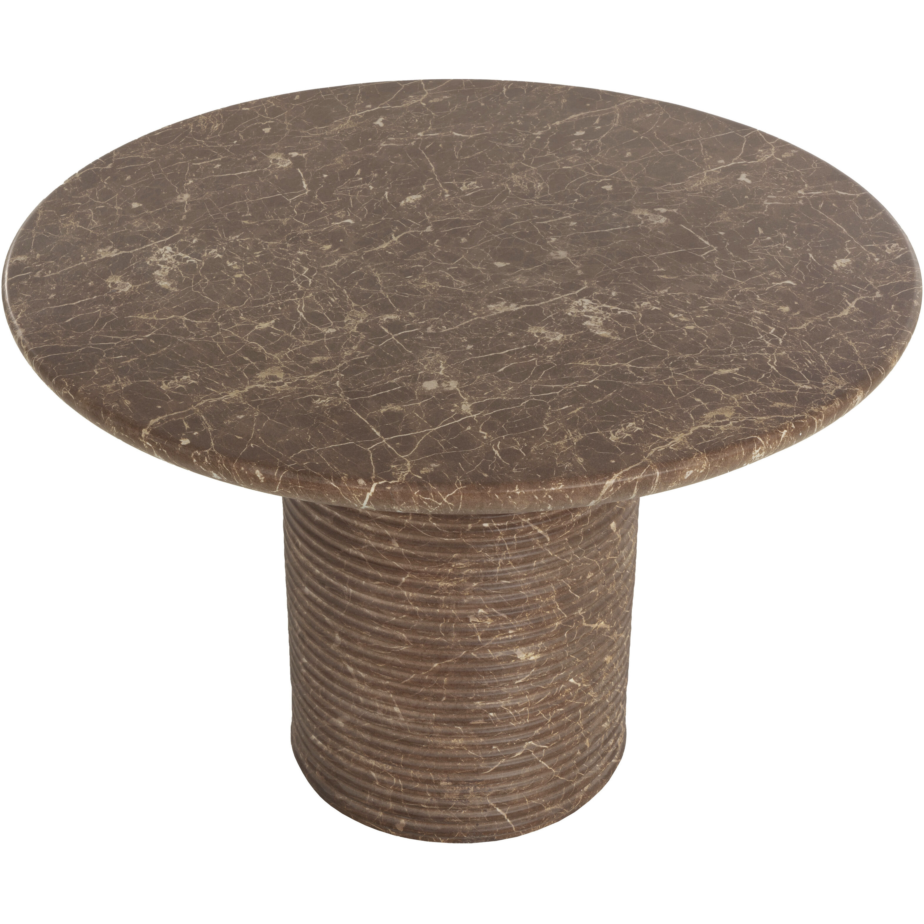 Riva 43 X 30 inch Brown Outdoor Dining Table